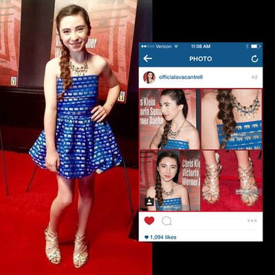 RED CARPET WATCH: Ava Cantrell @ "Out of the Blue" Premiere in LA